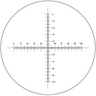 Microscope Eyepiece Reticle Cross Line Micrometer Ruler, Dual Axis Crosshair Scale Dia. 27mm, 10mm/100 Div., SKU RT20104192, three quarter front view