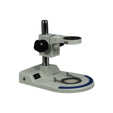 Microscope Post Stand, 76mm Fine Focus Rack, Bottom LED Light Base (Dimmable)