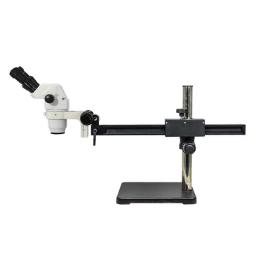 6.5X-45X Super Widefield Zoom Stereo Microscope, Binocular, Gliding Arm Boom Stand