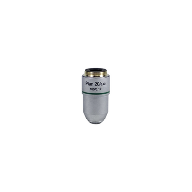 Objective Working Distance 1.16mm 20X Plan Achromatic Objective, SKU BM02513431, three quarter front view