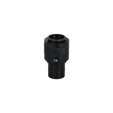 1X Microscope Camera Coupler for C-Mount to 23.2mm Eyetube, SKU CP02061501, three quarter front view