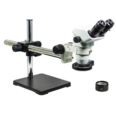 3.35-45X LED Light Boom Stand Binocular Zoom Stereo Microscope SZ02060426