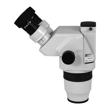 6.7-45X Zoom Ratio 1:6.7 Eyepiece Field of View Dia. 22mm Objective Working Distance 100mm Trinocular Zoom Body SZ05011131
