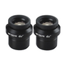 WF 15X Widefield Focusable Microscope Eyepieces, High Eyepoint, 30mm, FOV 16mm, Adjustable Diopter (Pair), SKU SZ05023421, three quarter front view