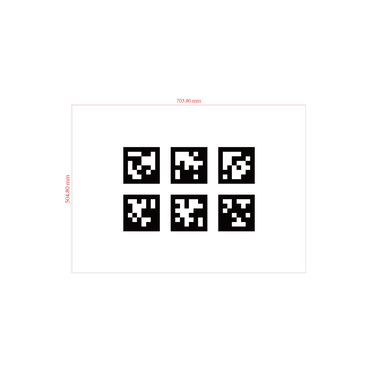 Manufacturing Precision ±5μm Glass Checkerboard Calibration Target (703.8x504.8x10mm 2x3) CT20090103