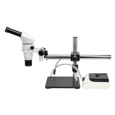 8-80X Halogen Light Boom Stand Binocular Parallel Zoom Stereo Microscope PZ02040463