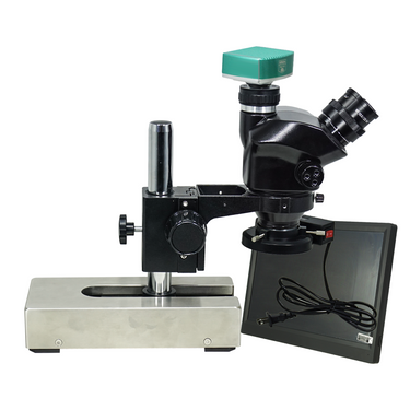 2.0 Megapixels 7-50X CMOS ESD Safe Gliding Base Stand Fluorescence Light ESD Trinocular Zoom Stereo Microscope SZ02090233