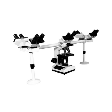 40X-1000X Five Head Multiview Teaching Biological Compound Microscope, Binocular, LED Light