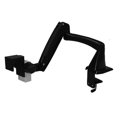 Microscope Pneumatic Arm, Clamp Stand, N Adapter Focus Rack, SKU ST02071505, three quarter front view