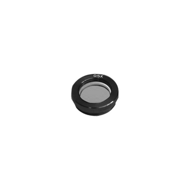 0.5X Auxiliary Objective Barlow Lens for SZ0703 Zoom Stereo Microscope, Screw Thread:M48x0.75mm, SKU SZ07034211, three quarter front view