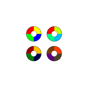 Filter (Kit) Size Dia. 36mm x 4 Filter (Kit) Color Four Colors 36mm Filter Set, SKU FI02051003, three quarter front view