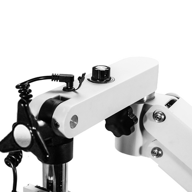 Surgical Microscope Pneumatic Arm Clamp Stand, 76mm Focus Rack