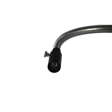 Gooseneck Light Guide Cable for Microscope Fiber Optic Illuminator, Length 460mm, Output Diameter 5mm, Input Diameter 6mm