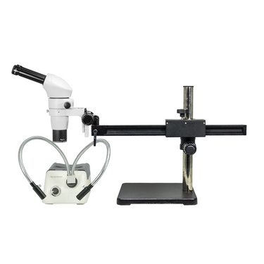 8-80X Ball Bearing Boom Stand Halogen Light Binocular Parallel Zoom Stereo Microscope PZ02080263