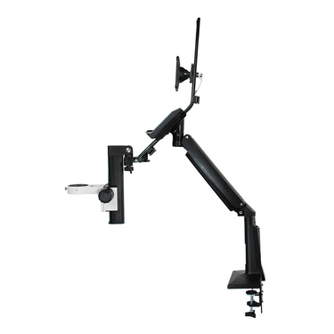Microscope and Monitor Arm, Clamp Stand, 76mm Focus Rack