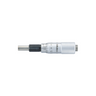 0-0.60″ Mechanical Micrometer Head Graduation 0.001″ 0.6" Flat Zero-Adjustable Mechanical Micrometer Head (Thimble Diameter: Dia. 15mm), SKU Mitutoyo-149-148-10, three quarter front view