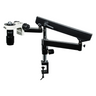 1-6X Flexible Arm Video Zoom Microscope, SKU MZ02110601, three quarter front view