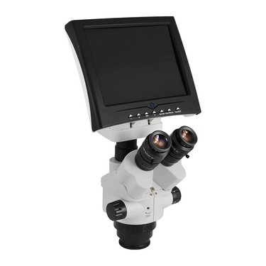 4:3 7-45X Zoom Ratio 1:6.4 Eyepiece Field of View Dia. 20mm Objective Working Distance 100mm 8″ Video Microscope Body MV05021101