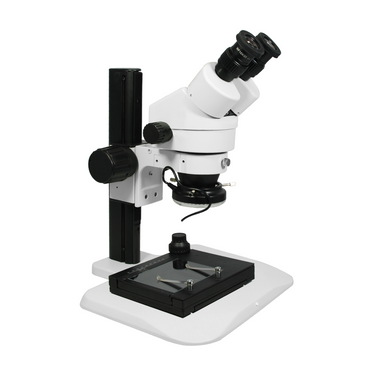 7-45X LED Light Track Stand XY Stage Travel Distance 75x55mm Binocular Zoom Stereo Microscope SZ02010025