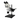 8X-80X Widefield Parallel Zoom Stereo Microscope, Binocular, Single Arm Boom Stand, Compensating 20° Viewing Angle, SKU PZ02040422, three quarter front view