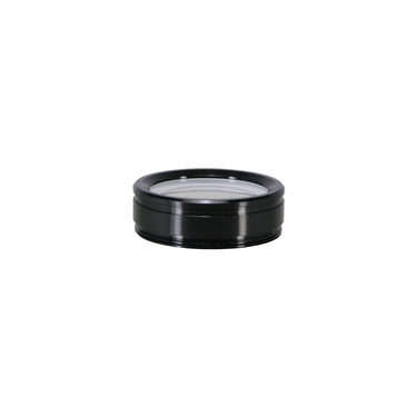 0.5X Infinity-Corrected Achromatic Microscope Objective Lens Working Distance 186mm, Screw Thread:M58x1.25mm, SKU PZ04014211, three quarter front view