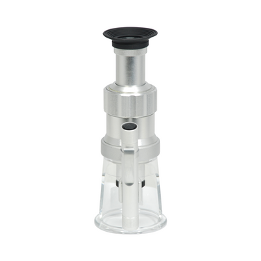40X LED Portable Shop Field Inspection Measuring Microscope + Pen Light and Helicoid Focus
