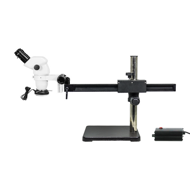 6.7-45X LED Light Ball Bearing Boom Stand Binocular Zoom Stereo Microscope SZ02061422