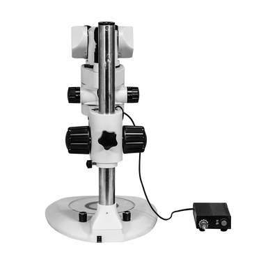 3.44X/6.25X/10.94X/18.75X/34.38X LED Light Post Stand LED Dual Illuminated Light  Trinocular Parallel Multiple Power Operation Stereo Microscope SM51030231