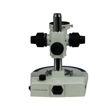 Microscope Post Stand, 76mm Fine Focus Rack, Bottom LED Light Base (Dimmable)