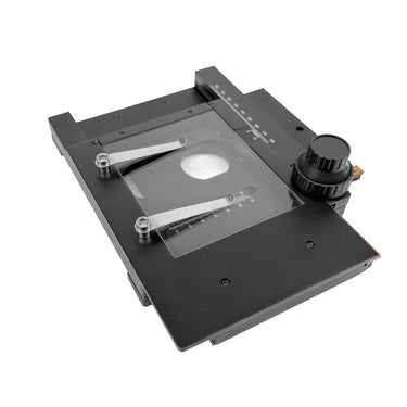 XY Gliding Table Measurement Manual Stage for Microscopes, with Back Light Window