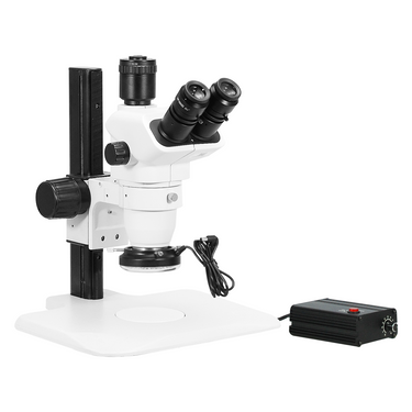 6.7-45X LED Light Track Stand Trinocular Zoom Stereo Microscope SZ02060032