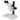 6.7-45X Track Stand Binocular Zoom Stereo Microscope, SKU SZ02020021, three quarter front view