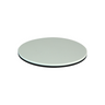 100mm Black White Microscope Stage Plate (3-15/16 inch Diameter), SKU SA05141201, three quarter front view