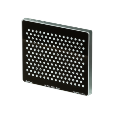 Manufacturing Precision ±1μm Optical Glass Honeycomb Dot Calibration Target compatible with Halcon (35x30mm 13x15) CT20010102