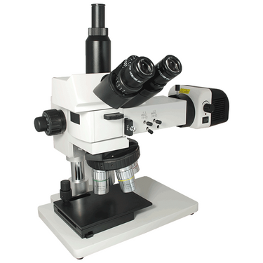 50X-500X Metallurgical Microscope, Trinocular, LED Light, Bright Field + Polarizing Kit