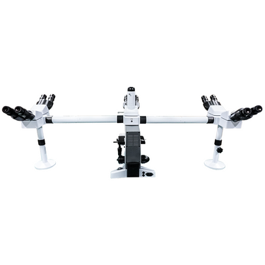40X-1000X Five Head Multiview Teaching Biological Compound Microscope, Trinocular, LED Light