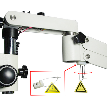 3.44X/6.25X/10.94X/18.75X/34.38X LED Light LED Coaxial Reflection Light Pneumatic Arm Trinocular Parallel Multiple Power Operation Stereo Microscope SM51030131