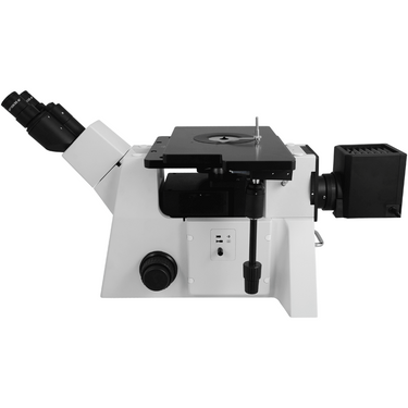 100-800X Inverted Halogen Coaxial Reflection Light XY Stage Travel Distance 120x90mm Trinocular Inverted Metallurgical Microscope MT03040303
