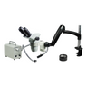 3.35-45X LED Light Pneumatic Arm Binocular Zoom Stereo Microscope, SKU SZ02060785, three quarter front view