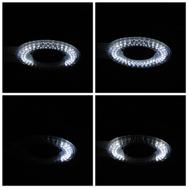 72 LED Microscope Ring Light with Four-Zone Quadrant Control Diameter 61mm 6W ML19241131