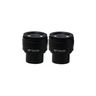 WF 10X Widefield Focusable Microscope Eyepieces, High Eyepoint, 30mm, FOV 25mm, Adjustable Diopter (Pair), SKU MT18022222, three quarter front view