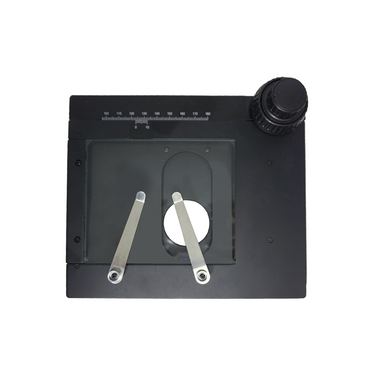 X: 100-180mm Y: 10-70mm XY Stage Travel Distance 75x60mm Stage Platform Dimensions 188x160mm Stage Knob with Scale With Scale 75x60mm Manual Stage SG08301201