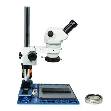 4-50X LED Light Post Stand Binocular Zoom Stereo Microscope SZ02030262