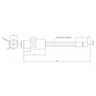 Optical Fiber Cable Length 800mm 800mm Single Pipe Light Guide, SKU ML26932121, three quarter front view