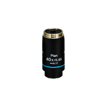 Objective Working Distance 1.5mm 40X Infinity Plan Achromatic Objective, SKU Nexcope-NE620-Objective-40-A, three quarter front view