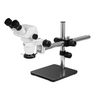 6.7-45X LED Light Boom Stand Binocular Zoom Stereo Microscope, SKU SZ02020426, three quarter front view