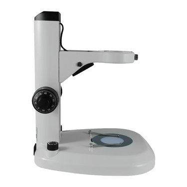 Microscope Track Stand, 76mm Fine Focus Rack, Top and Bottom LED Light (Dimmable)