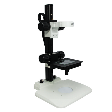 Microscope Track Stand, 76mm Coarse Focus Rack, Coarse Focus XY Stage, LED Light Base