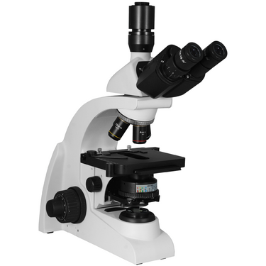 40X-1000X Biological Compound Laboratory Microscope, Trinocular, Halogen Light, High Eyepoint Eyepieces BM03010301