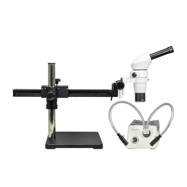 8-80X Ball Bearing Boom Stand Halogen Light Binocular Parallel Zoom Stereo Microscope PZ02080263